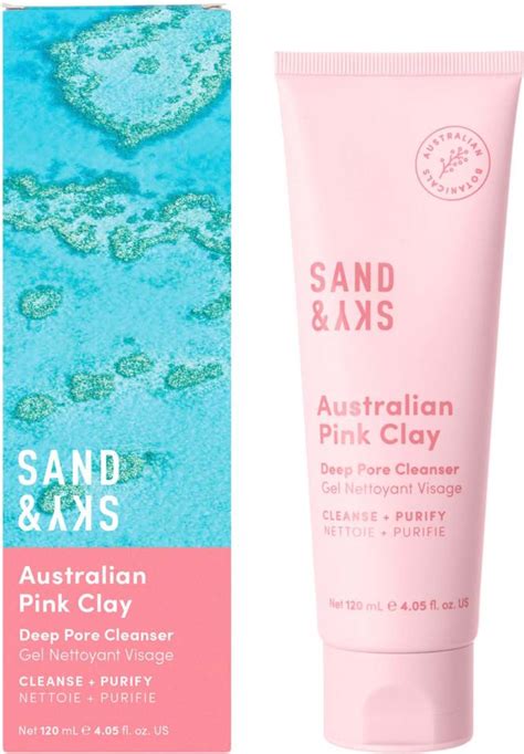 Sand And Sky Australian Pink Clay Deep Pore Cleanser 120 Ml