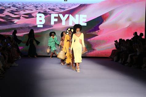 Models Walk The Runway Finale For Bfyne Runway Show Presented By Models