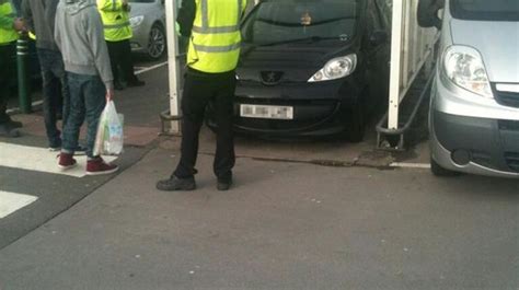 Asda Picture Of Car Parked In Supermarket Trolley Bay Is A Viral Hit