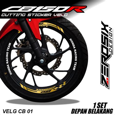 Jual Stiker Velg Cb R Cutting Sticker Velg Cb R Cutting Variasi