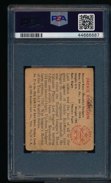 Fs Bowman Jackie Robinson Psa Net Baseball Forums