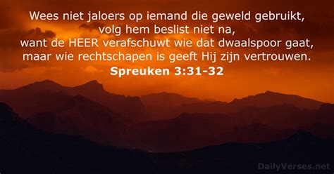 11 Juli 2023 Bijbeltekst Van De Dag Spreuken 3 31 32 DailyVerses Net