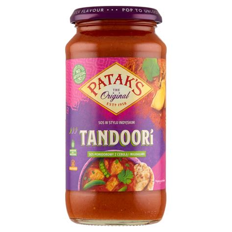 PATAKS Indyjski Sos Pomidorowy Tandoori Curry 450g 10611776042 Allegro Pl