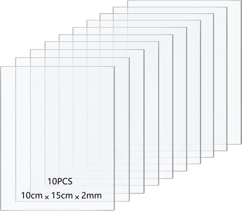 1 5mm Perspex Clear Acrylic Plastic Sheet 14 Sizes To Choose 210mm X