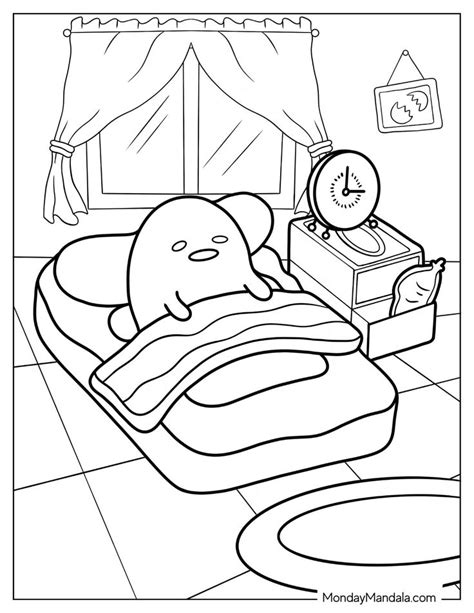 Gudetama Coloring Pages Free Pdf Printables Cute Coloring Pages