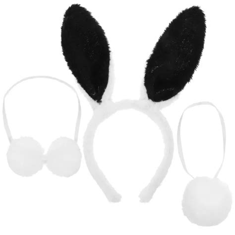 Costume De Dessin Animé Pour Adultes 3 Pièces Oreilles De Lapin