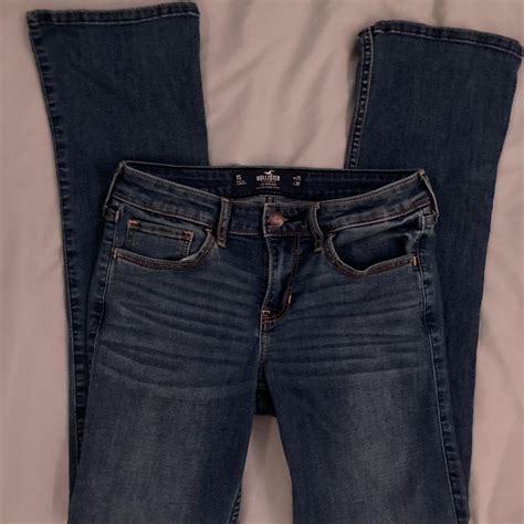 Hollister low rise bootcut jeans Size 1 short, but... - Depop