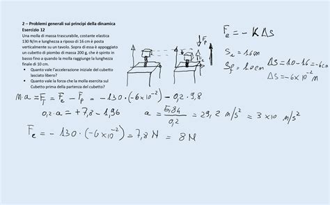 I Principi Della Dinamica E La Relativit Galileiana Esercizi Di Fisica