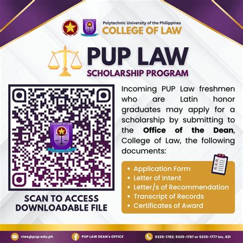 pup law deans office  days left  apply   years pupclee