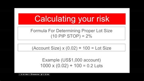 Trading Like A Trader Calculating Your Risk In Forex How To Setup