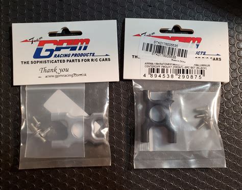 Sold Found Gpm Arrma Aluminum Center Diff Mount Silver Shipped