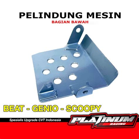 Jual PELINDUNG MESIN BAWAH BEAT DELUXE SCOOPY 2021 GENIO CRANK