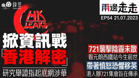 Ep54 研究指「香港解密」起底網涉華｜721四年後襲擊回憶未褪｜移英港人721集會經驗談｜綠豆 綠豆 Green Bean