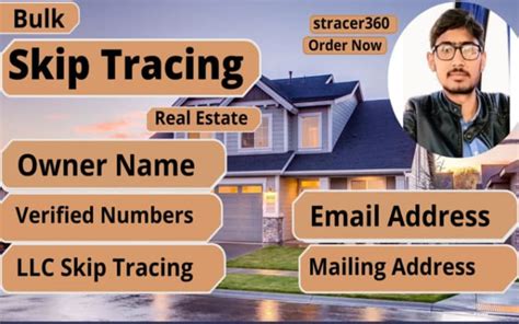 Do Real Estate Skip Tracing And Llc Skip Tracing In Bulk By Stracer360