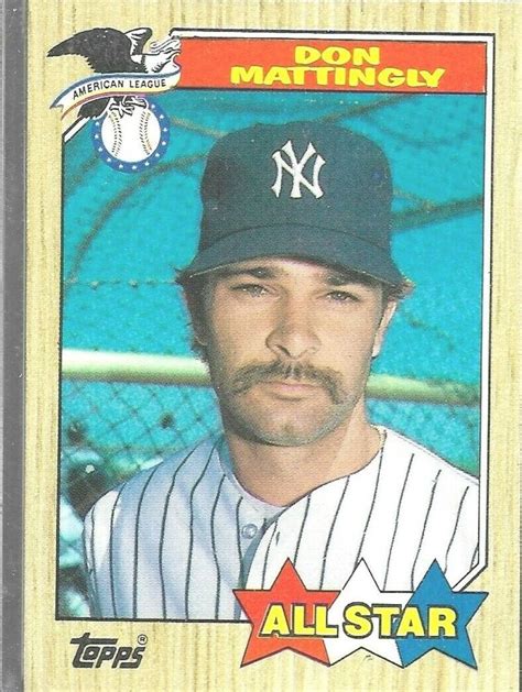 Topps All Star Don Mattingly American League New York Yankees