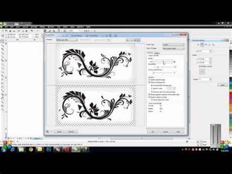 How To Trace Image In Coreldraw X Youtube Coreldraw Stencil Art