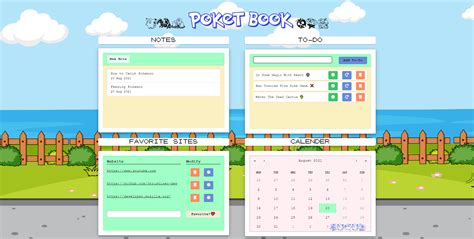 Github Christinec Dev Poket Book A Pok Mon Themed Note Taking App