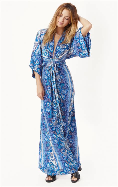 Tularosa Rosella Kimono Maxi Dress Kimono Maxi Dress Maxi Dress Dresses