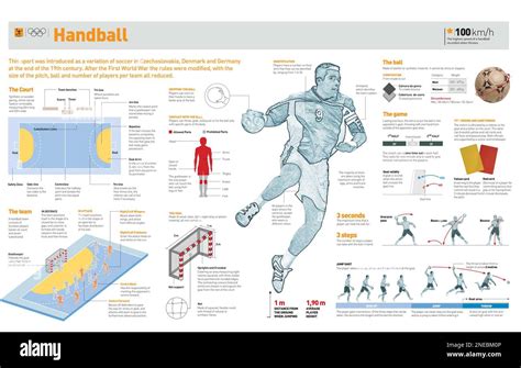 Infographies sur l histoire du handball ses règles techniques et