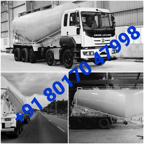 Sg Fly Ash Bulker For Transport Bulk Cement Lifting Capacity Ton