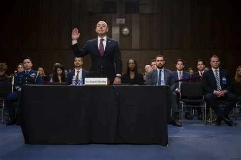 Dhs Secretary Alejandro Mayorkas Participates In A Senate Judiciary