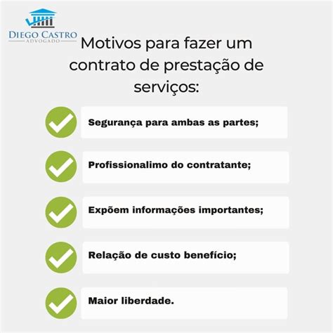 05 Motivos Para Ter um Contrato de Prestação de Serviços