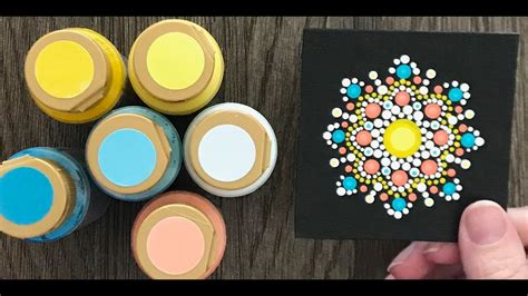 How To Paint Dot Mandalas Step By Step 44 Youtube