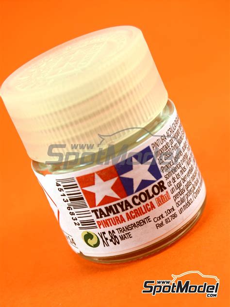 Tamiya 81786 Acrylic Paint Flat Clear XF 86 1 X 10ml Ref XF 86