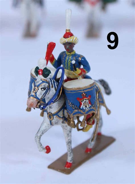 Antikcostume Figurine Timbalier De Chasseur Cheval De La Garde