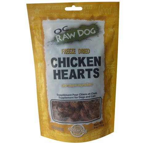 OC Raw Freeze Dried Chicken Nuggets Dog Treat 4oz - Pet Food Warehouse