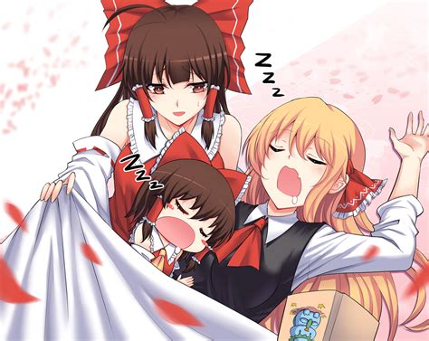 Hakurei Reimu Rumia And Sendai Hakurei No Miko Touhou And 1 More