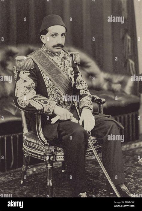 Portrait Of Sultan Abdul Hamid Ii The Th Sultan Of The