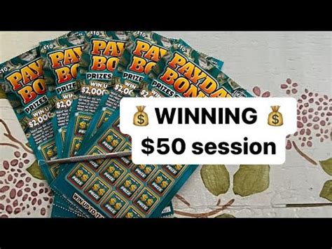 Winning Money On The Florida Lottery Payday Bonus Scratch Off Tickets