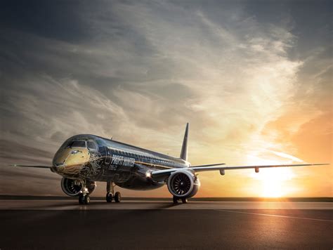 Novo Jato Comercial Da Embraer Descrito Como O Mais Eficiente E