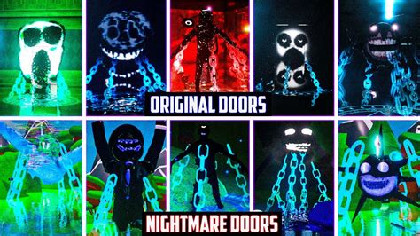 DOORS Hotel Update ALL Original Vs ALL Nightmare CRUCIFIX Uses YouTube