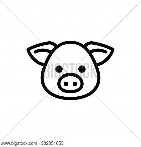 Vector Pig Head. Pig Vector & Photo (Free Trial) | Bigstock