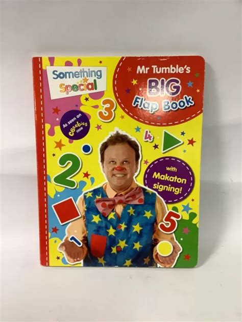 SOMETHING SPECIAL: MR Tumble's Big Flap Book with Makaton signing, on CBeebies £10.50 - PicClick UK