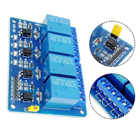 Way Channel Relay Module With Optocoupler In Stock V V V