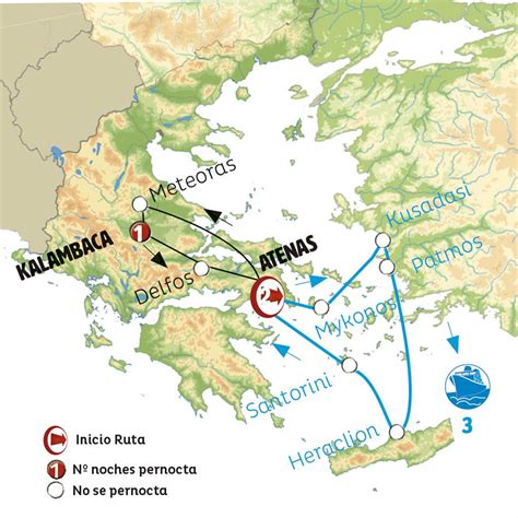 Grecia Con Crucero Por Las Islas Griegas Externa E Mediterr Nea