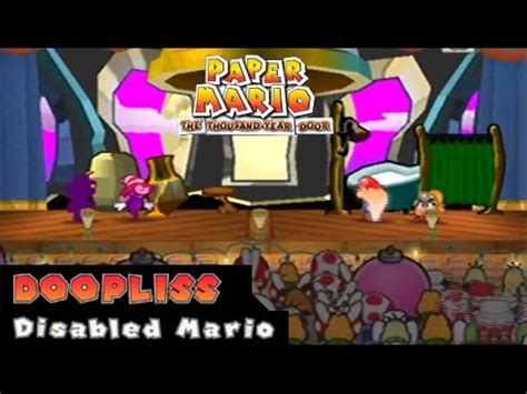 Paper Mario Ttyd Doopliss Disabled Mario Youtube