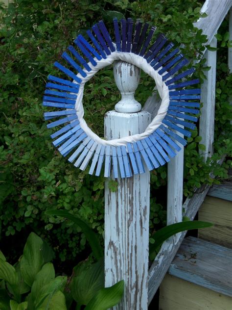 Marvelously Messy Clothespin Wreath