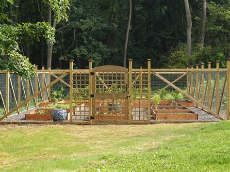 Vegetable Garden Fence Gate Hawk Haven