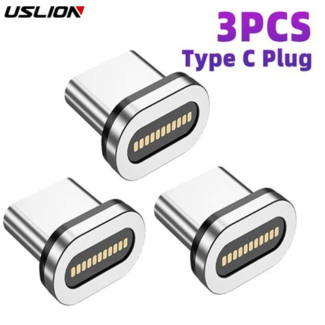 Adaptateur De C Ble Magn Tique Micro USB Type C 11 Broches 3 Pi Ces