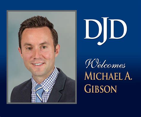 Michael A Gibson Former Partner At Cooper Levenson Joins Djd D Arcy Johnson Day Lawyers