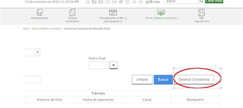 Cómo descargar la Constancia de situación fiscal del SAT COEEM