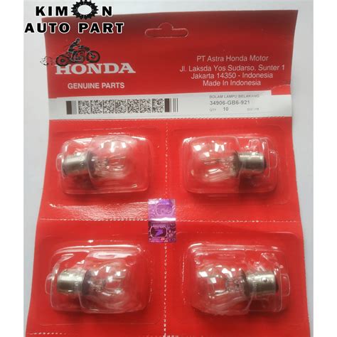 Bohlam Belakang Honda Bohlam Lampu Stop Belakang Honda Beat Spacy Fi