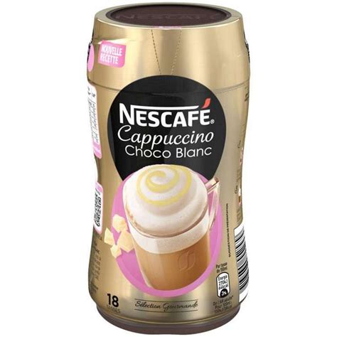 Cappuccino Choco Blanc Nescaf G La Belle Vie Courses En