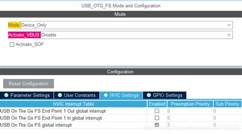 STMCubemx配置STM32H7的USB FS BULK CSDN博客