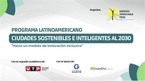 Programa Latinoamericano Ciudades Sostenibles E Inteligentes Al 2030 Revista Panorámica