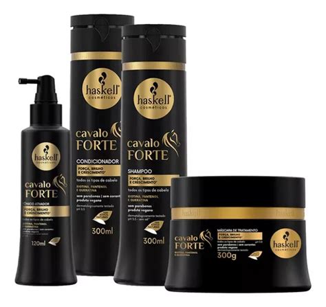 Kit Cavalo Forte Haskell Quarteto Ml Sh Cond M Sc T Nico Mercadolivre